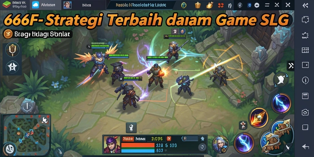 Tampilan gameplay menarik dalam 666F dengan aksi strategi yang mendebarkan.