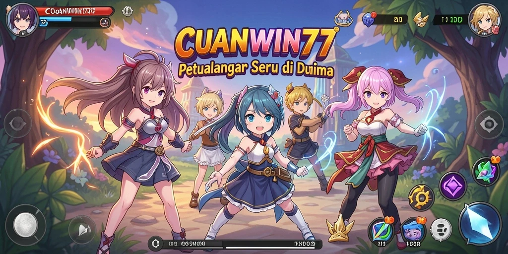 Gameplay seru dari CUANWIN77 yang penuh dengan karakter anime.