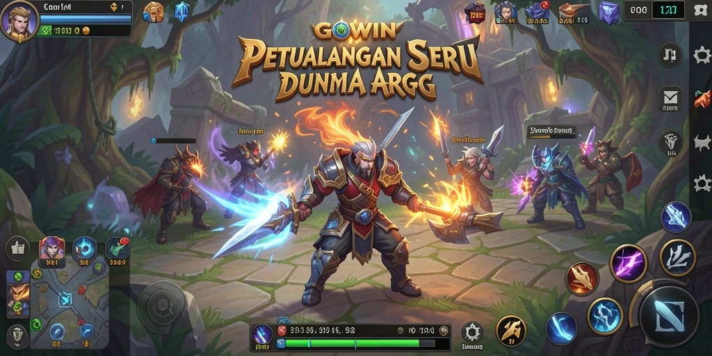 Gameplay GOWIN yang menarik dan penuh aksi ARPG.