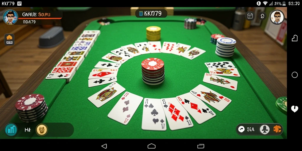 Tampilan gameplay seru dari permainan Gaple KPK79.