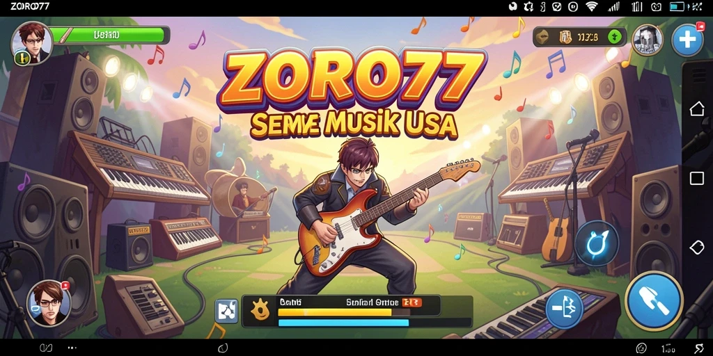 Tampilan gameplay seru dari ZORO77 yang menggugah semangat.